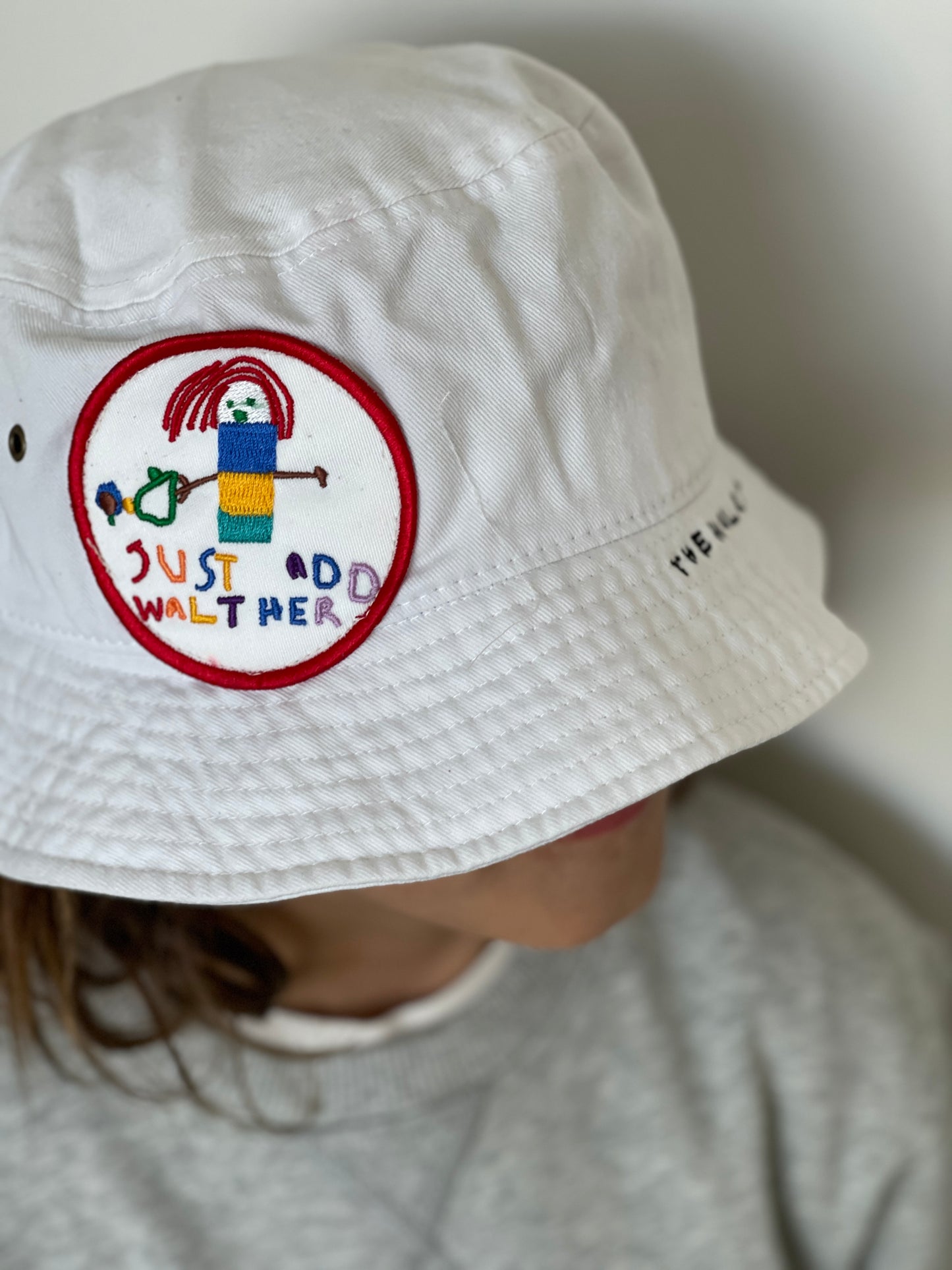 Bucket Hat with 'The Walther School' Embroidery + Patch