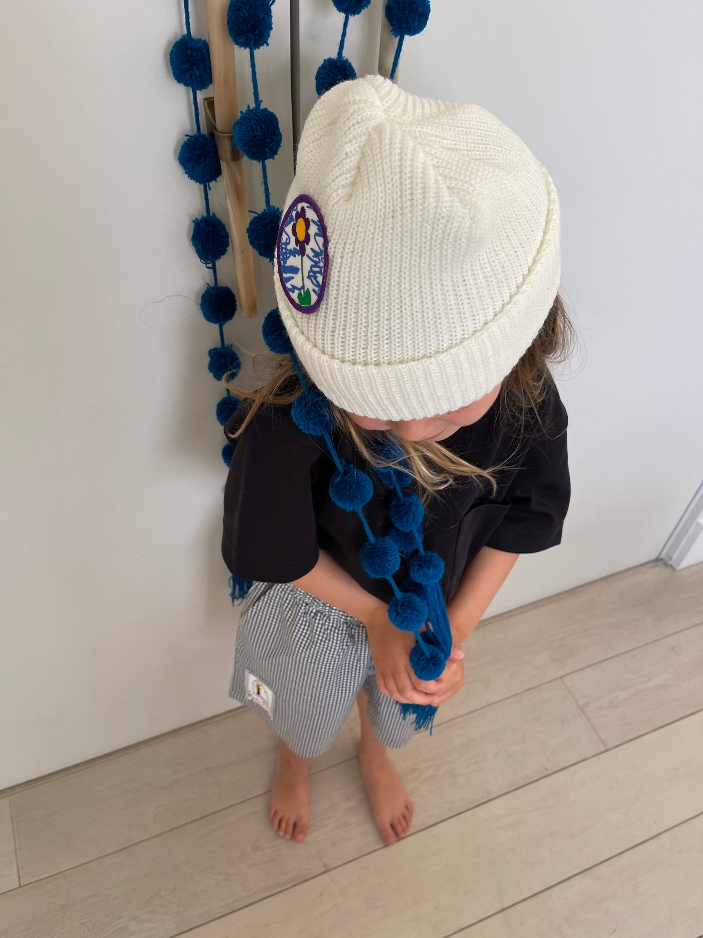 Little Kids Beanie with Walther Patches Asst.